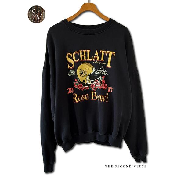 Schlatt & Co Other - Schlatt & Co. 2017 Rose Bowl Crew Neck Black Sweatshirt Size Large